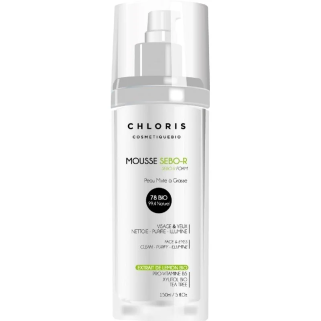 CHLORIS MOUSSE SEBO R PEAUX MIXTES A GRASSE 150ML – Démaquillants, nettoyants visage / Lait, mousse, émulsion | CHLORIS - Visage