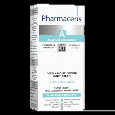 Pharmaceris A Vita-Sensilium Creme Visage Hydratante SPF20 50ml – Soins hydratants et nourrissants / Hydratants peaux intoléra |
