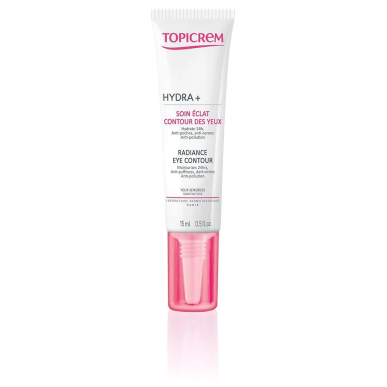 Topicrem HYDRA+ Soin Éclat Contour des Yeux 15 ml – Yeux et Lèvres / Contour des yeux | TOPICREM - Visage Tunisie | Miral Paraph