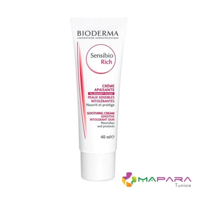 BIODERMA Sensibio Crème Riche 40ml – Soins hydratants et nourrissants / Hydratants Peaux Atopique | BIODERMA - Visage Tunisie | 
