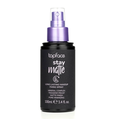 Topface Stay Matte Spray Fixateur de Maquillage 100ml – Maquillage | Topface - Visage Tunisie | Miral Parapharmacie