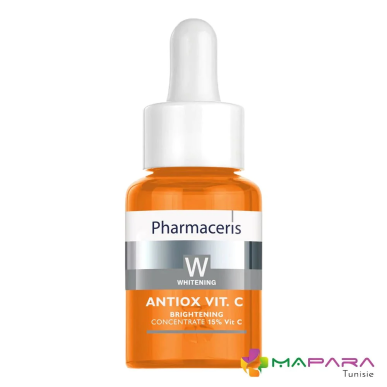 Pharmaceris W Antiox Vitamine C 15% Concentré Eclaircissant 30ml – Soins peau grasse, mixte et acné / Soins Spécifiques | Pharma