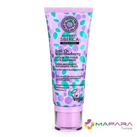 NATURA SIBERICA Blueberry Crème Moussante Visage
