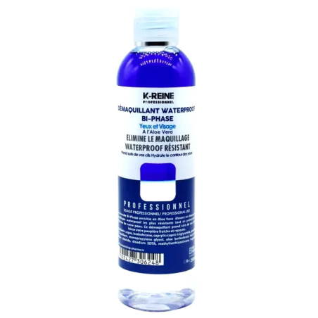 K-REINE Démaquillant Biphase Yeux Waterproof 250ml – Yeux et Lèvres / Démaquillants yeux | K-REINE - Visage Tunisie | Miral Para