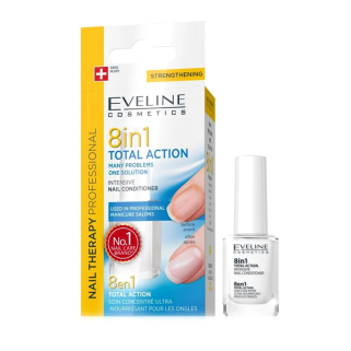 Eveline Cosmetics 8en1 Total Action 5ml – Maquillage / Vernis à ongles | Eveline - Visage Tunisie | Miral Parapharmacie