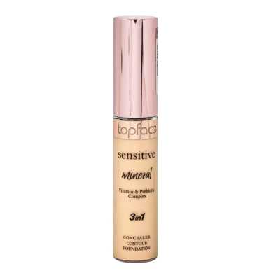 Topface Concealer 3in1 Contour Foundation Vitamin & Prebiotic Complex 003 – Maquillage / Anti Cerne et Correcteur | Topface - Vi