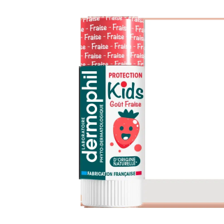 DERMOPHIL Stick A Levres Kids Fraise – Yeux et Lèvres / Sticks baumes lèvres et réparateurs | Dermophil - Visage Tunisie | Miral