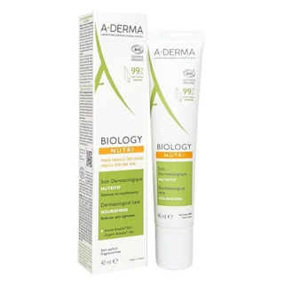 A-DERMA BIOLOGY Nutri soin nutritif peaux fragiles tres seches 40ml – Soins hydratants et nourrissants / Hydratants peaux sèches