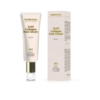 GLYSKINCARE Gold Collagen Face Cream Day – soins anti-âge et anti-rides / Premières Rides | GlySkinCare - Visage Tunisie | Miral