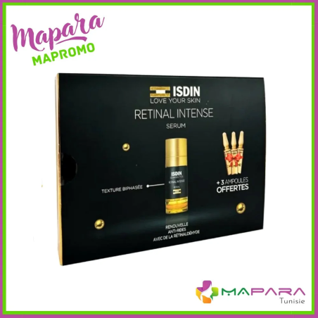 ISDIN Coffret Retinal Intense – soins anti-âge et anti-rides / Serum anti âge et ride pour l | ISDIN - Visage Tunisie | Miral Pa