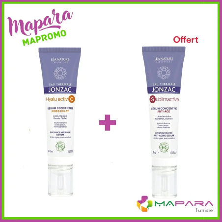 Jonzac Duo Vitamine C – soins anti-âge et anti-rides | Jonzac - Visage Tunisie | Miral Parapharmacie