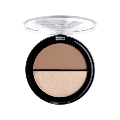 Duo highlighter & bronzer topface 001 – Maquillage | Topface - Visage Tunisie | Miral Parapharmacie