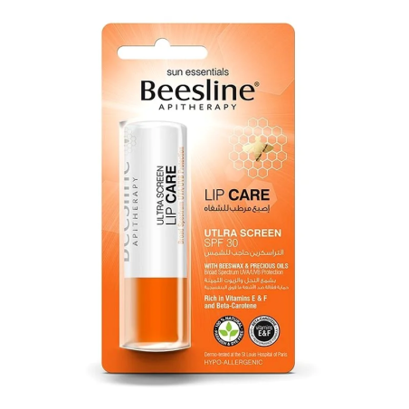 Beesline Baume à Lèvres Ultrascreen SPF30 4g – Yeux et Lèvres / Sticks baumes lèvres et réparateurs | BEESLINE - Visage Tunisie 