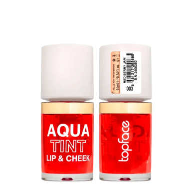 Topface Aqua Tint Lips & Cheeks 003 – Maquillage / Rouge à lèvres et crayon | Topface - Visage Tunisie | Miral Parapharmacie