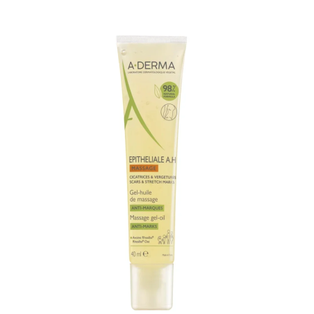 A-DERMA EPITHELIALE AH Duo Gel Huile De Massage Anti-marques 40ml – soins des cicatrices | ADERMA - Visage Tunisie | Miral Parap