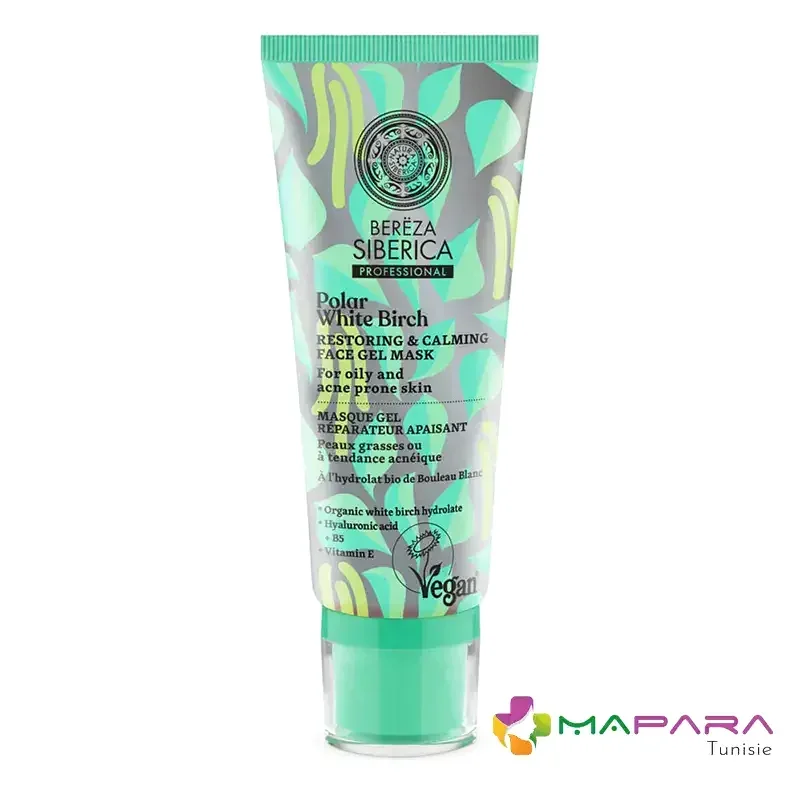 NATURA SIBERICA Masque Gel Réparateur Apaisant Soin Visage