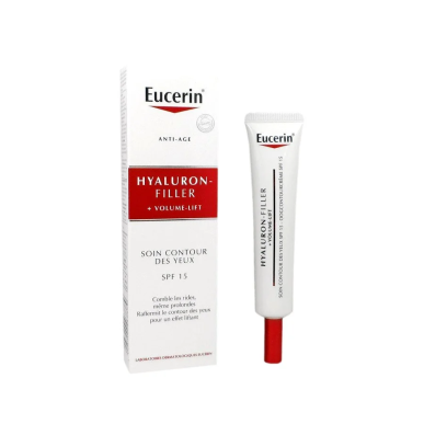 EUCERIN Hyaluron Filler Soin Contour des Yeux SPF15 15ml – Yeux et Lèvres / Anti-âge yeux | EUCERIN - Visage Tunisie | Miral Par