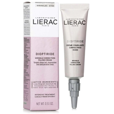 LIERAC Dioptiride Creme Comblante Correctrice Rides 15ml – Yeux et Lèvres / Anti-âge yeux | LIERAC - Visage Tunisie | Miral Para
