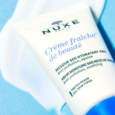 NUXE Crème Fraîche de Beauté Masque SOS Hydratant 50ml – Masques | NUXE - Visage Tunisie | Miral Parapharmacie