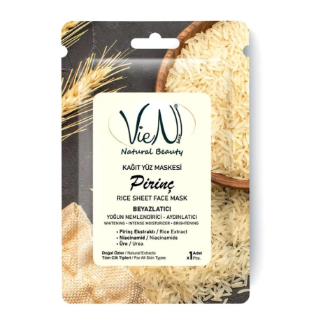 Vien Masque Visage Hydronic Extrait de Riz – Masques visage et gommage | Vien - Visage Tunisie | Miral Parapharmacie