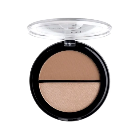 Duo highlighter & bronzer topface 002 – Maquillage | Topface - Visage Tunisie | Miral Parapharmacie