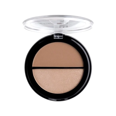 Duo highlighter & bronzer topface 002 – Maquillage | Topface - Visage Tunisie | Miral Parapharmacie
