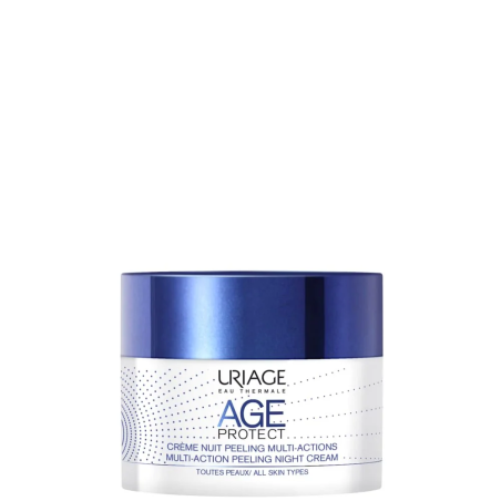 Uriage Age Protect Crème Nuit Peeling Multiactions 50ml – Soins peau grasse, mixte et acné / Purifiants | URIAGE - Visage Tunisi
