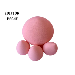 Azal Lot De 4 Éponges Fruit Edition Pêche – Maquillage / Accessoires maquillage | Azal - Visage Tunisie | Miral Parapharmacie