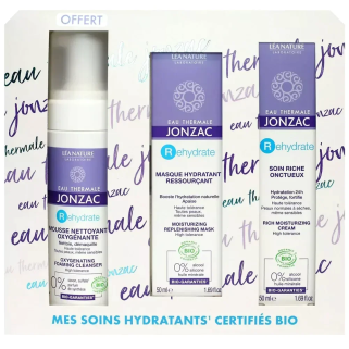 JONZAC Coffret Mes Soins Hydratants Certifies Bio – Soins hydratants et nourrissants / hydratants toutes peaux | Jonzac - Visage