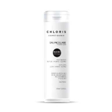 CHLORIS EAU MICELLAIRE 200ML – Démaquillants, nettoyants visage / Eau micellaire, tonique,  | CHLORIS - Visage Tunisie | Miral P