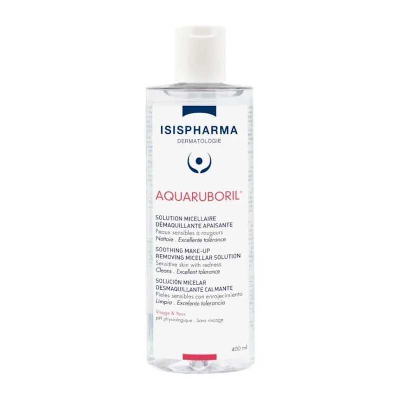Isispharma Ruboril Aquaruboril Solution Micellaire Démaquillante 400ml