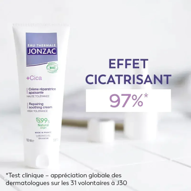 Jonzac Cica+ Crème Réparatrice Apaisante 100ml – soins des cicatrices | Jonzac - Visage Tunisie | Miral Parapharmacie