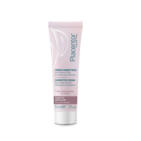 Placentor Végétal Crème Correctrice Anti-Taches et Eclat 30 ml – soins anti-taches et dépigmentants | PLACENTOR - Visage Tunisie