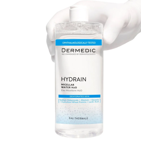 Dermedic Hydrain 3 Eau Micellaire 500ml – Démaquillants, nettoyants visage / Eau micellaire, tonique,  | DERMEDIC - Visage Tunis