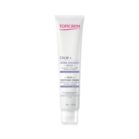 Topicrem Calm+ Crème Apaisante Riche Protectrice 40ml – Soins apaisants | TOPICREM - Visage Tunisie | Miral Parapharmacie