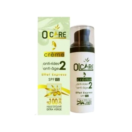 OLCARE Crème Anti Age Effet Express S15 30ml – soins anti-âge et anti-rides / Premières Rides | Olcare - Visage Tunisie | Miral 