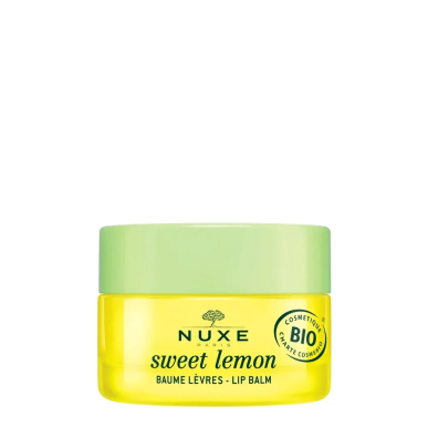 Nuxe Sweet Lemon Baume Lèvres Bio 15g – Yeux et Lèvres / Sticks baumes lèvres et réparateurs | NUXE - Visage Tunisie | Miral Par