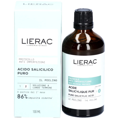Lierac Le Peeling Acide Salicylique Pur 100ml – Masques visage et gommage | LIERAC - Visage Tunisie | Miral Parapharmacie