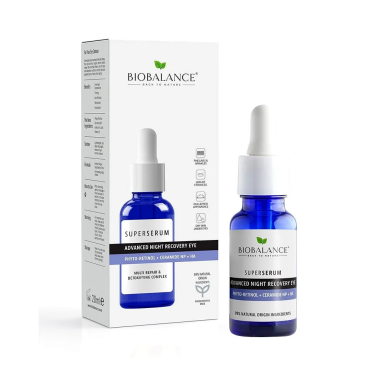 Biobalance Super Serum Advanced Night Recovery 30ml – soins anti-âge et anti-rides | Biobalance - Visage Tunisie | Miral Parapha