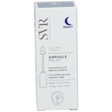 SVR Ampoule Relax Contour des Yeux Nuit 15ml – Serums | SVR - Visage Tunisie | Miral Parapharmacie
