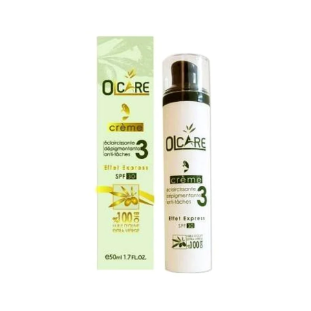 OLCARE CREME ECLAIRCISSANTE DEPIGMENTANT ANTI TACHE SPF 30 – Soins hydratants et nourrissants / hydratants toutes peaux | Olcare