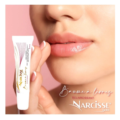 Narcisse Gold Baume à Lèvres Eclaircissant 15ml – Yeux et Lèvres / Sticks baumes lèvres et réparateurs | Narcisse Gold - Visage 