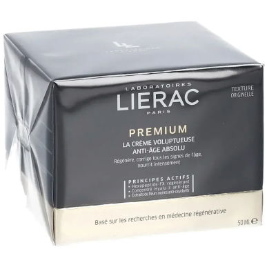 Lierac Premium Crème Voluptueuse Anti-Âge 50ml – soins anti-âge et anti-rides | LIERAC - Visage Tunisie | Miral Parapharmacie