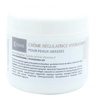 K-Reine Crème Régulatrice Visage Peau Grasse 450ml – soins anti-âge et anti-rides / Crème Hydratante Peau Grasse | K-REINE - Vis