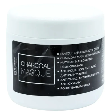 K-Reine Masque Charcoal 450ml – Masques visage et gommage | K-REINE - Visage Tunisie | Miral Parapharmacie