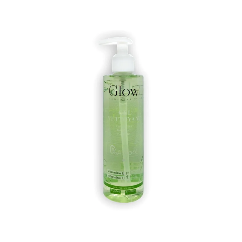 GLOW Gel Nettoyant A L’aloe Vera 250ml