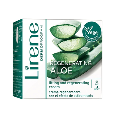 LIRENE Creme Regenerante Aloe Vera 50ml – soins anti-âge et anti-rides / Premières Rides | Lirene - Visage Tunisie | Miral Parap