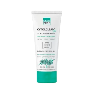 Cytolnat Cytolclean Gel Nettoyant 175ml – Démaquillants, nettoyants visage / Gel, crème, huile | CYTOLNAT - Visage Tunisie | Mir