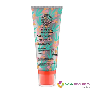 Natura Siberica C-Berrica Masque Visage Turbo Énergie Vitamine C 100ml | Natura Siberica - Visage Tunisie | Miral Parapharmacie