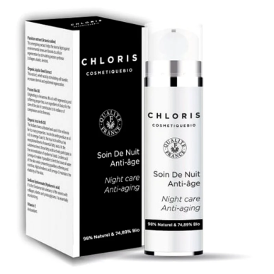 CHLORIS Soin De Nuit Anti Age – soins anti-âge et anti-rides / Premières Rides | CHLORIS - Visage Tunisie | Miral Parapharmacie